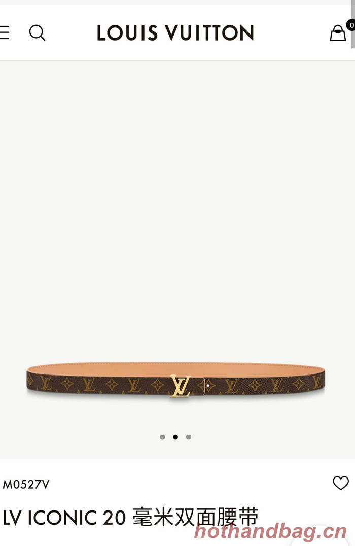 Louis Vuitton Belt 20MM LVB00161